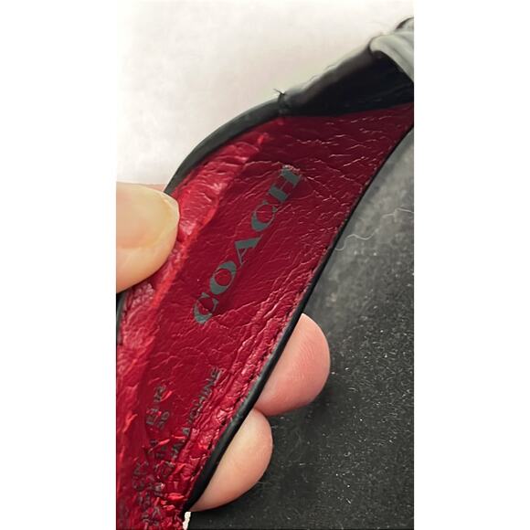 New❗️COACH Judy Signature Logo Black - Brown/Bronze Sandals Size US 6 - Picture 4 of 5